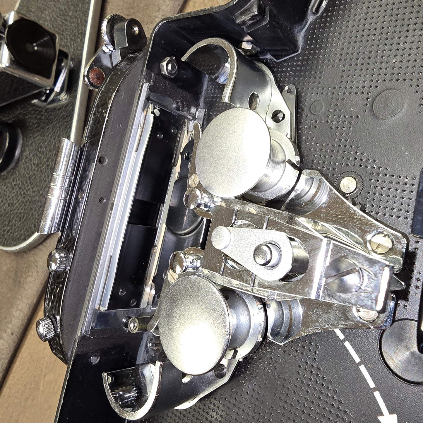 Bolex Super 16 REX 5 Camera body with 13x viewfinder & Padded Case S# 304674 (JK Meritex Conversion)