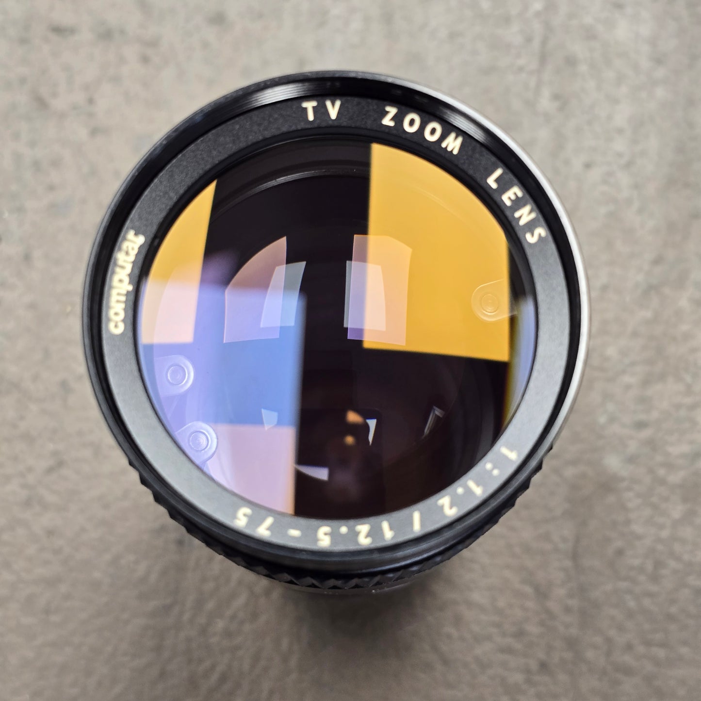 Computar 12.5-75mm f1.2 TV Zoom C-Mount Lens S# 303754