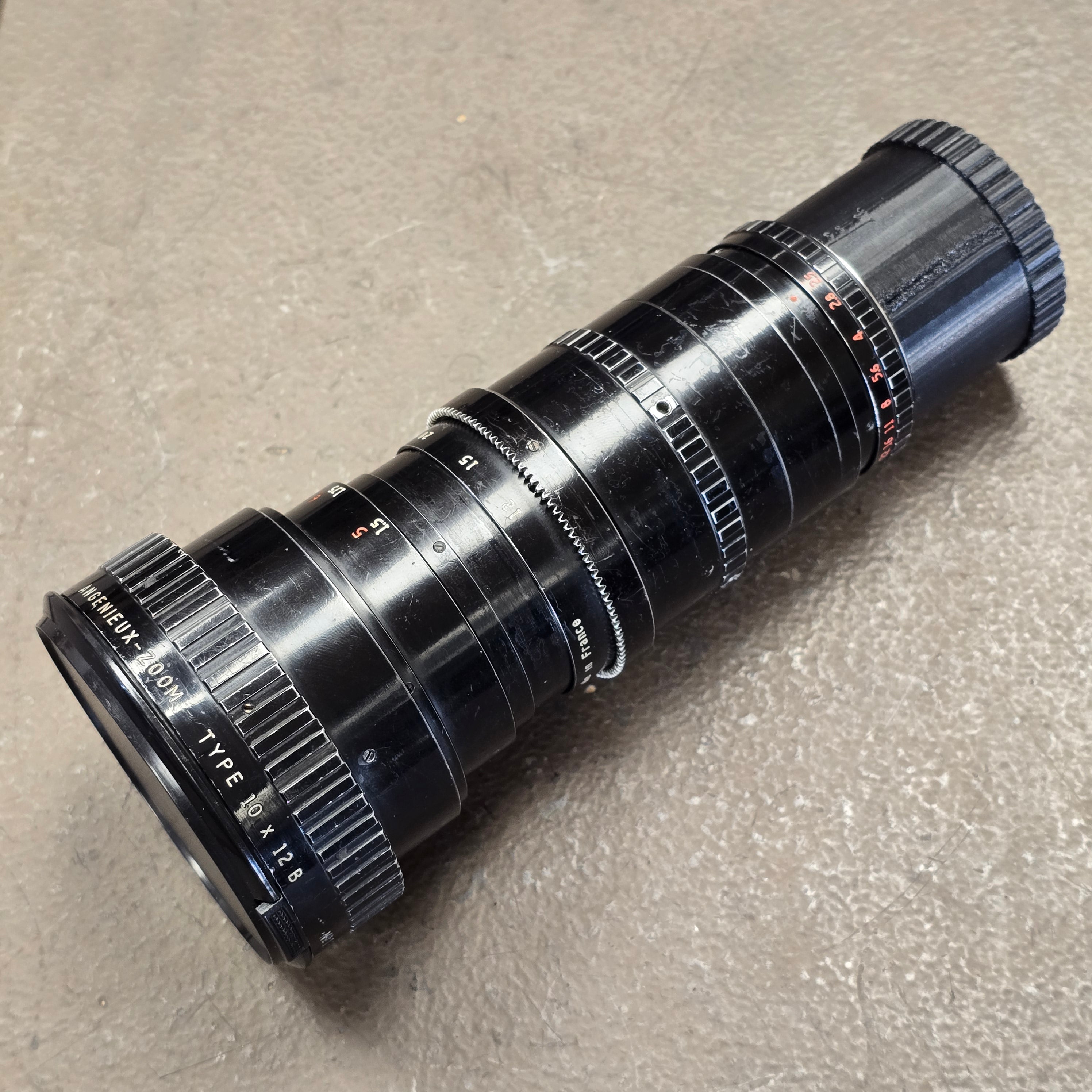 P.Angenieux 12-120mm F2.2 マウントアダプター付き Angenieux 12-120mm f2.2 Type 10 x 12B Arri Bayonet Mount Zoom lens
