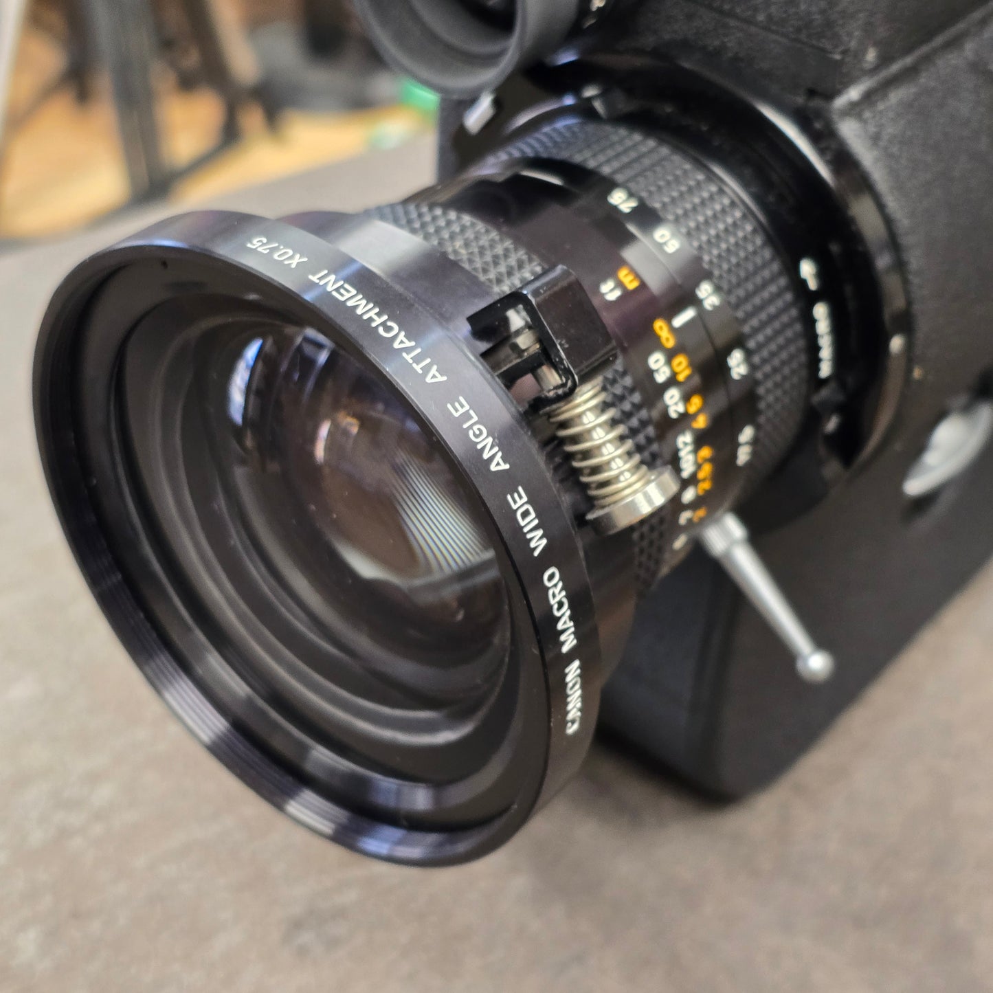 Canon X0.75 Clamp On Macro Wide Angle Attachment for Canon Scoopic Cameras