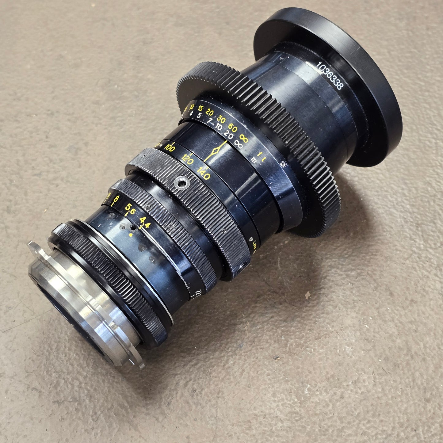 Angenieux 35-140mm T4.4 PL Mount Zoom Lens S# 1036338 With Case