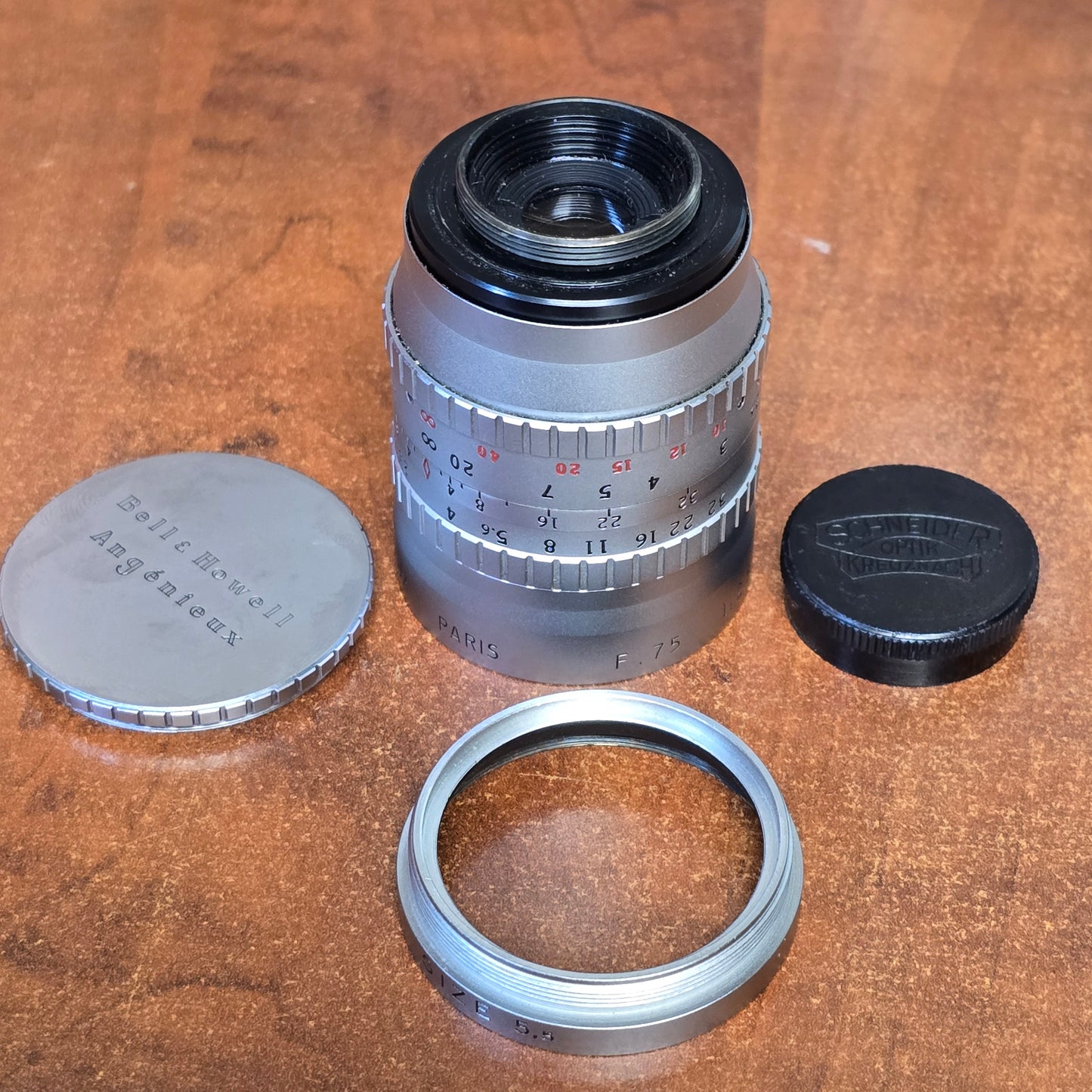 Angenieux 75mm f2.5 Type P3 C-Mount Telephoto lens S# 1249763