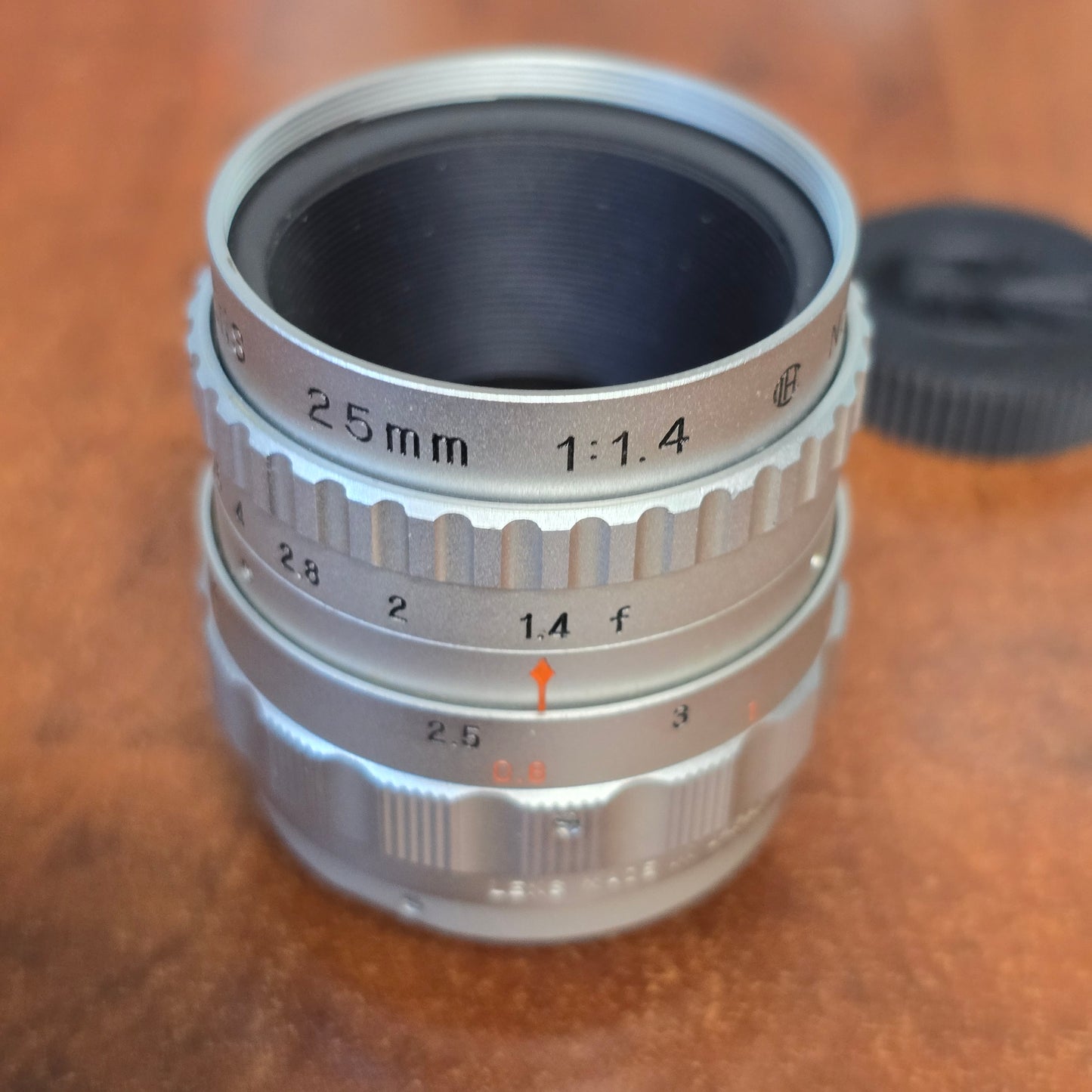Cosmicar 25mm f1.4 TV C-Mount Lens S# 18346