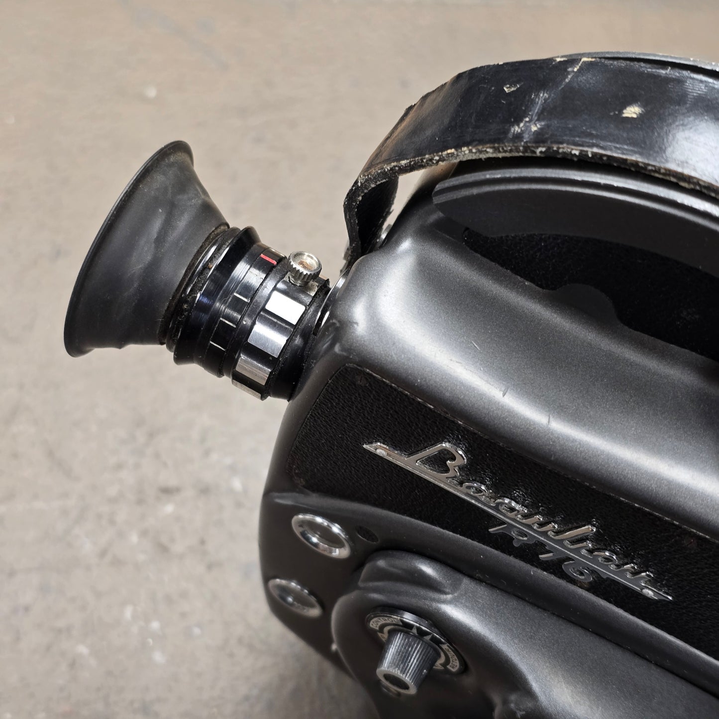 Beaulieu R-16 Rubber Eyecup with Insert Threaded Retaining Ring (Used)