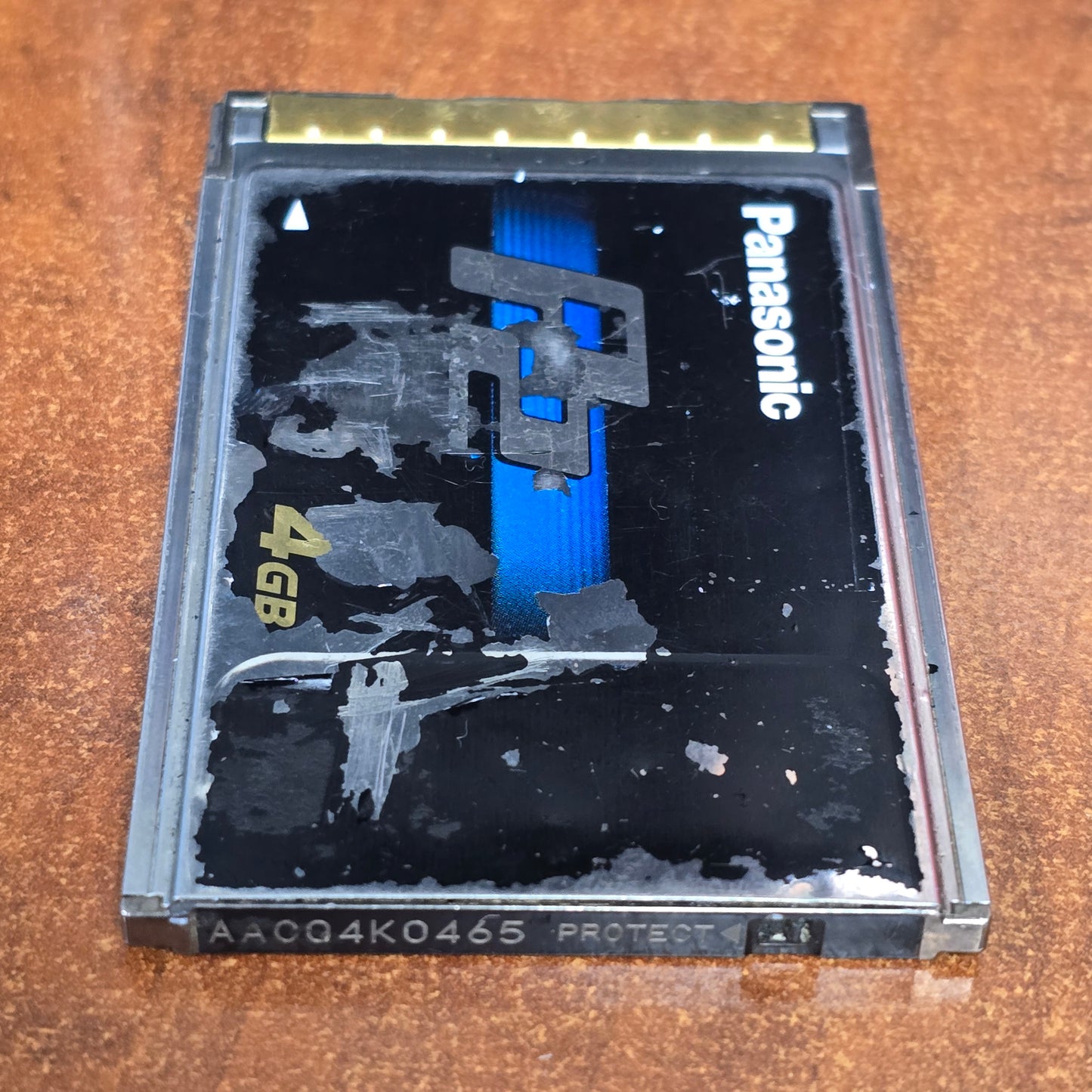 Panasonic 4GB P2 Card ( AJ-P2C004HG ) S# AAC04K0465