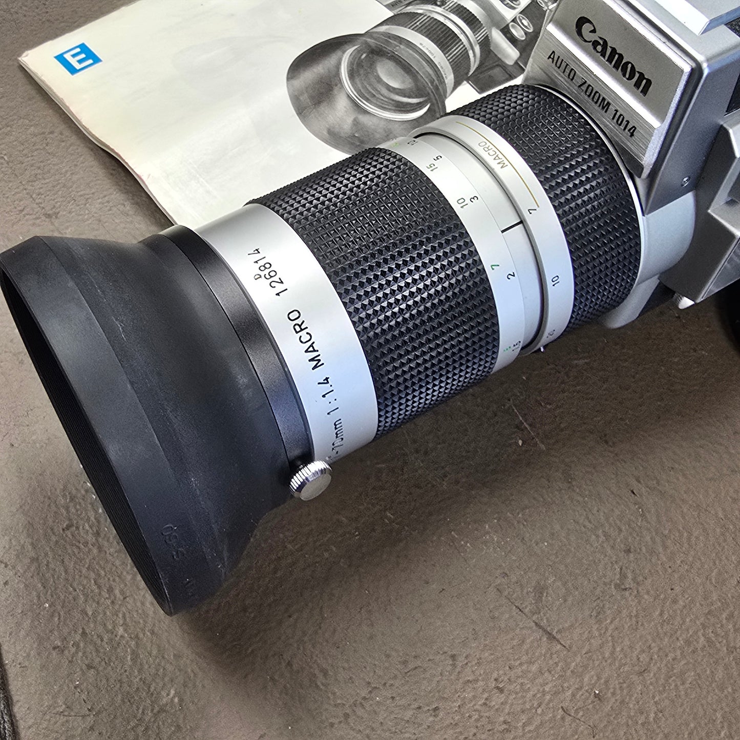 Canon 1014 Auto Zoom Electronic Super 8mm Camera S# 123440-126814