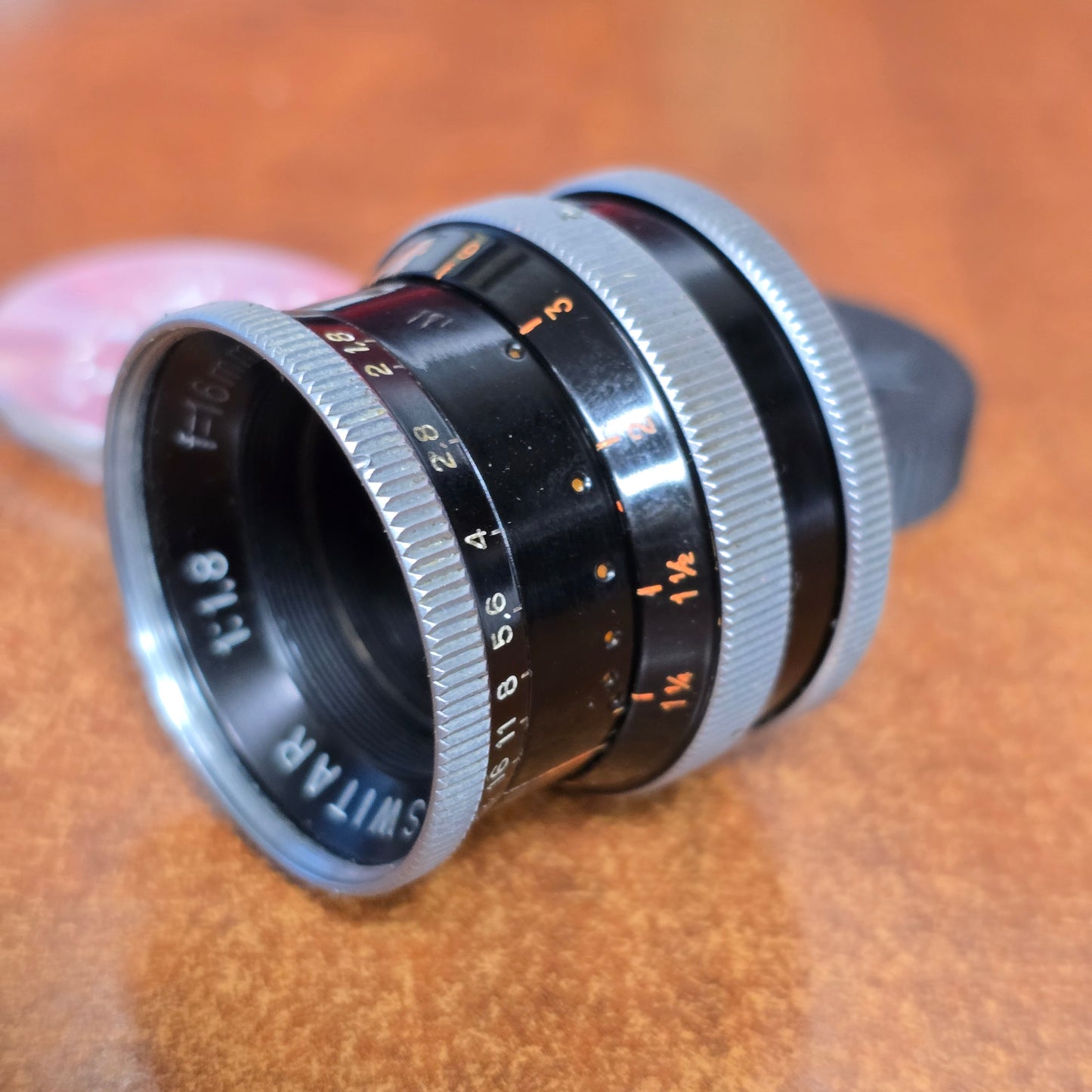 Switar 16mm f1.8 AR C-Mount Lens S# 398980