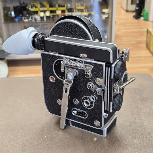 Bolex H16 Rex 4 16mm Camera Body with 10x Viewfinder s# 223697