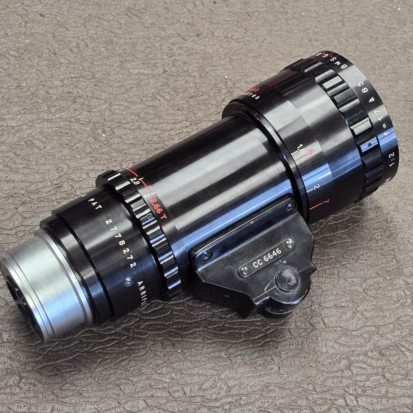 Som Berthiot Paris Pan Cinor 17-85mm t/2.66 Arri Standard Mount Zoom Lens S# CC 6646