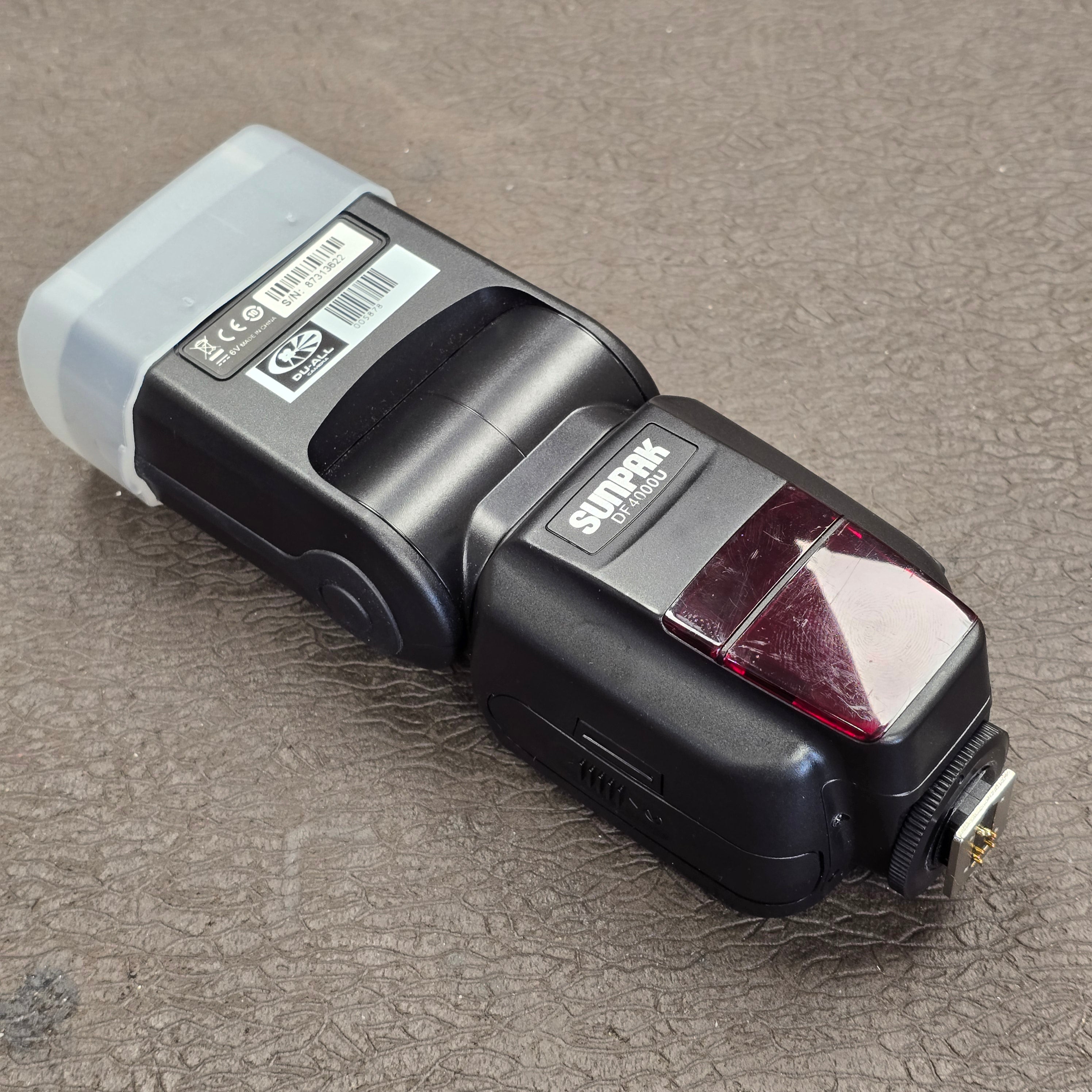Sunpak DF 4000U External Camera Flash S# 87313622 – Du-All Camera