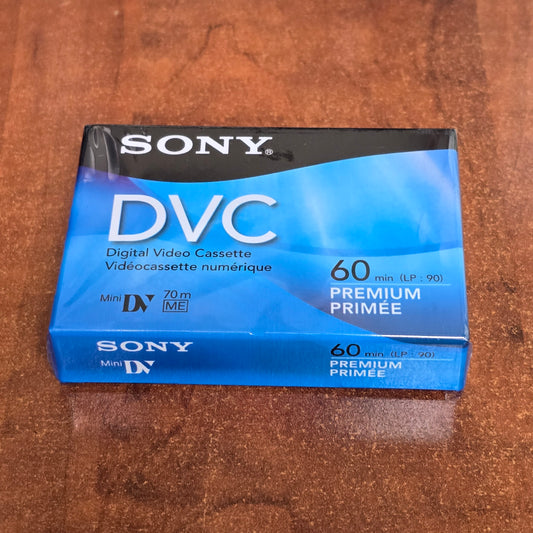 Sony Mini DV DVC 60 Min Premium Color Cassette Tape