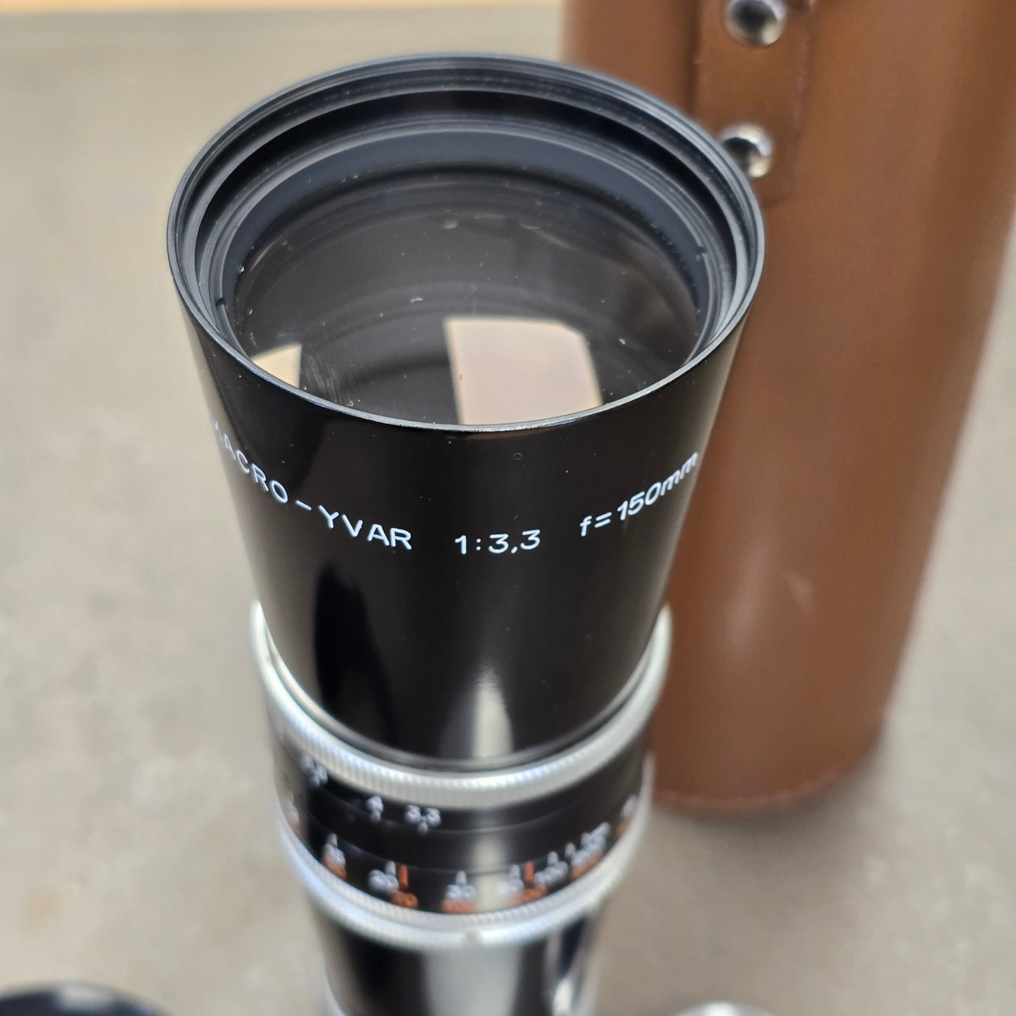 Macro-Yvar 150mm f3.3 C-Mount Lens S# 995555 With Case