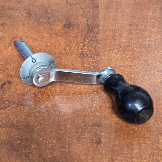 Bell & Howell Filmo Rewind Crank ( Black Knob )