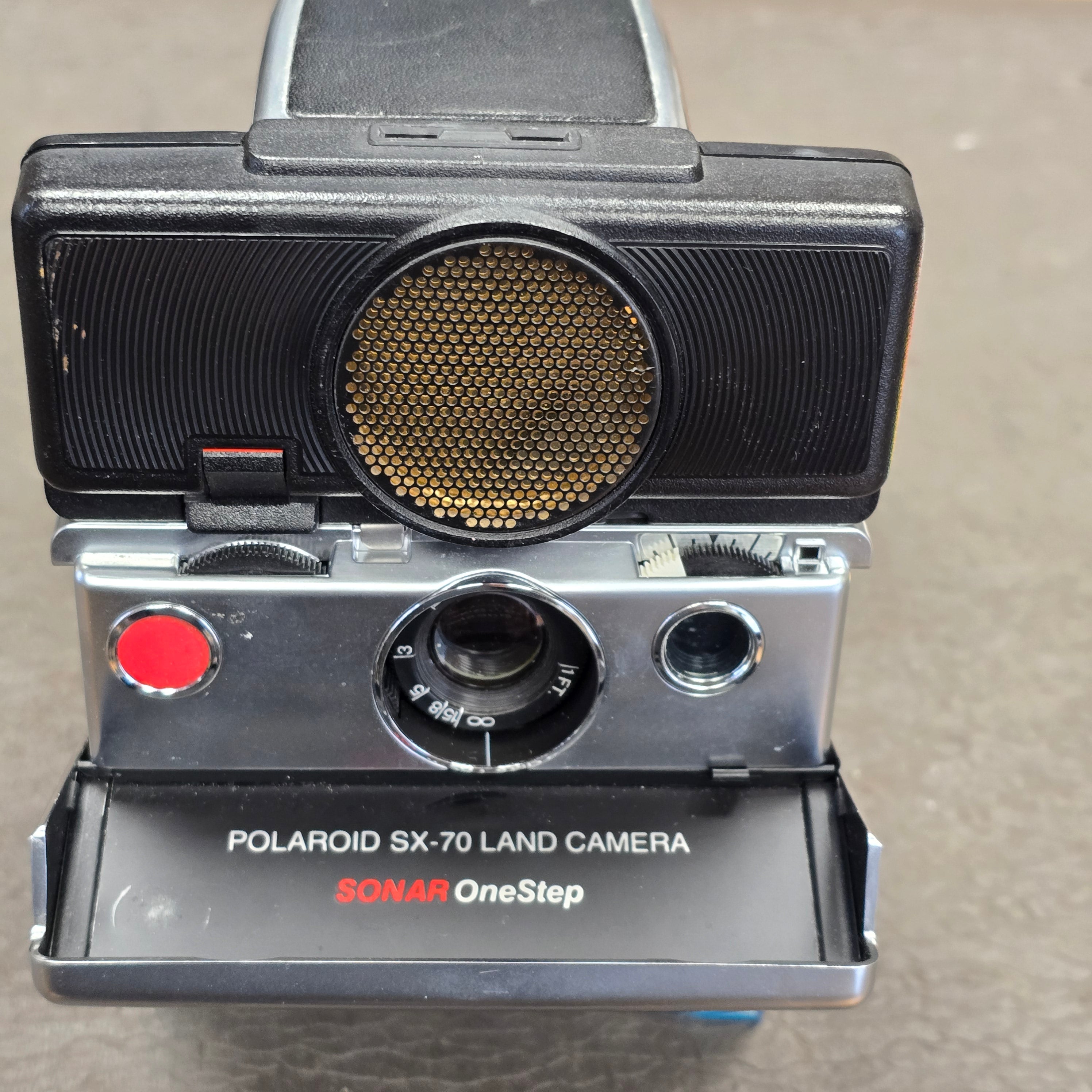 Polaroid SX-70 Land Camera Sonar One Step with Flash & Manual – Du