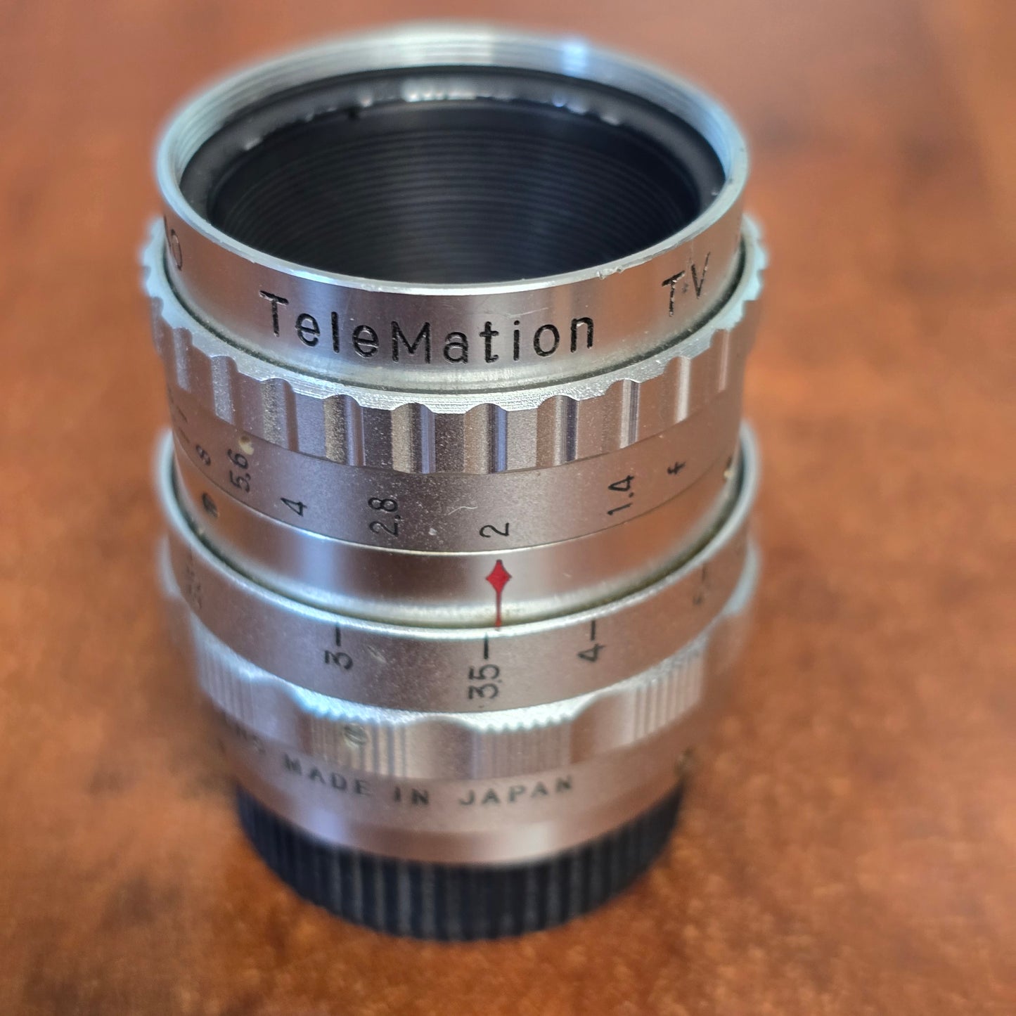 Telemation 25mm f1.4 TV C-Mount Lens S# 12440