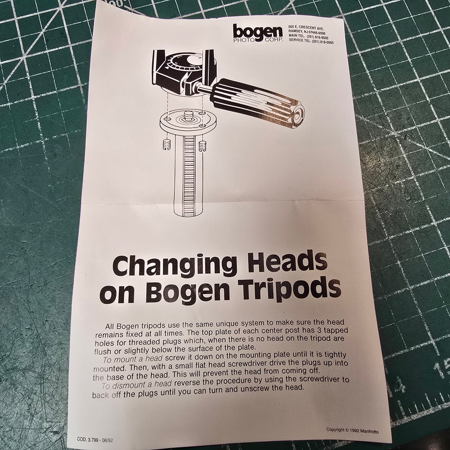 Bogen 3033 Professional Aluminum Tripod Legs