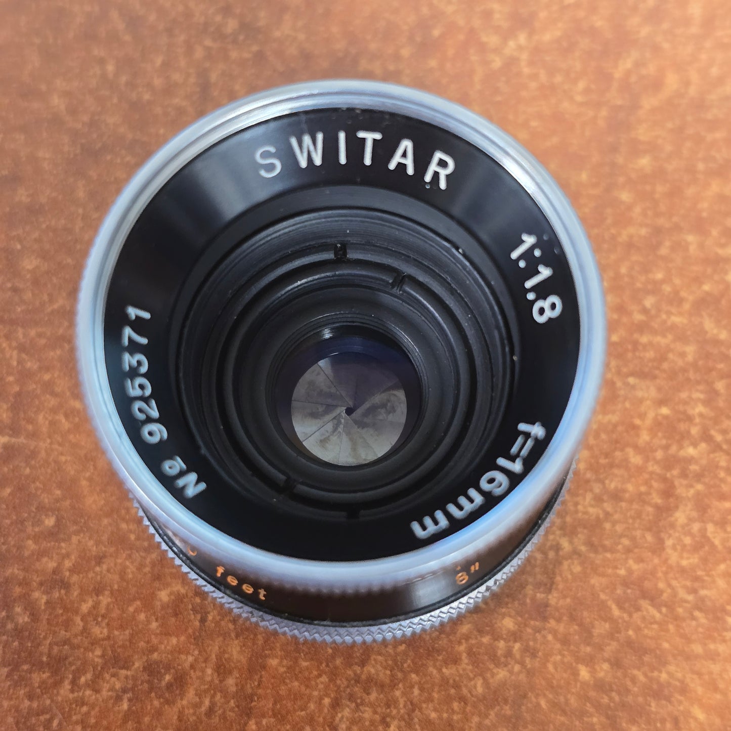 Switar 16mm f1.8 C-Mount Lens S# 925371