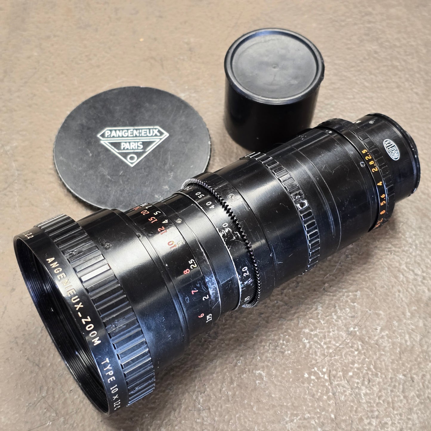 Angenieux 12-120mm f2.2 Type 10 x 12C Arri Standard Mount Zoom lens S# 1375841