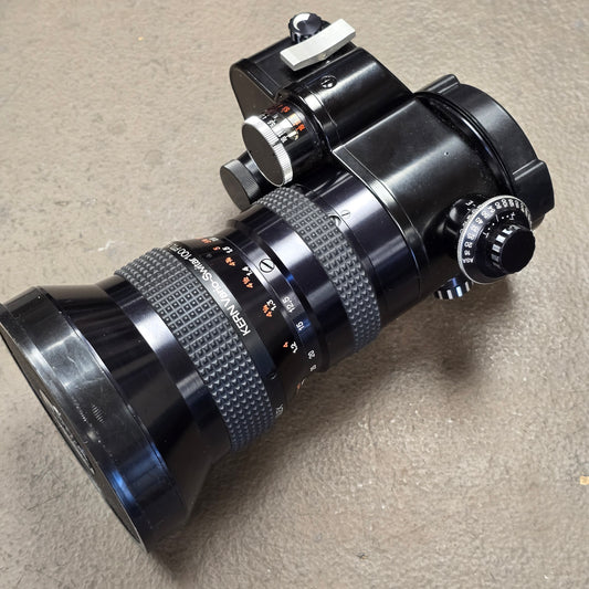 Kern Macro Vario-Switar 100 PTL Multicoated, f/2.0 12.5mm-100mm S# 1120443 "TTL Auto/Manual Exposure Bolex Bayonet Mount
