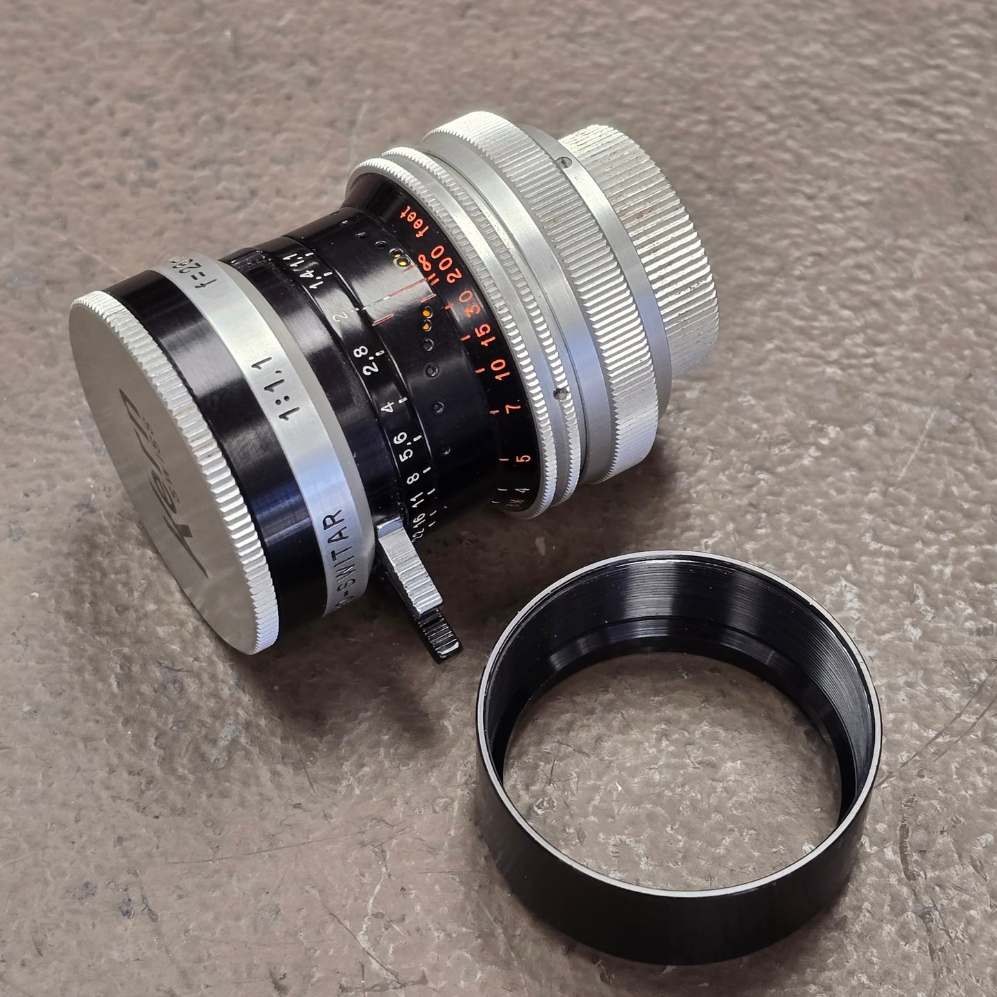 Switar 26mm Macro Preset f/1.1 H16 RX C-Mount Lens S# 1106671