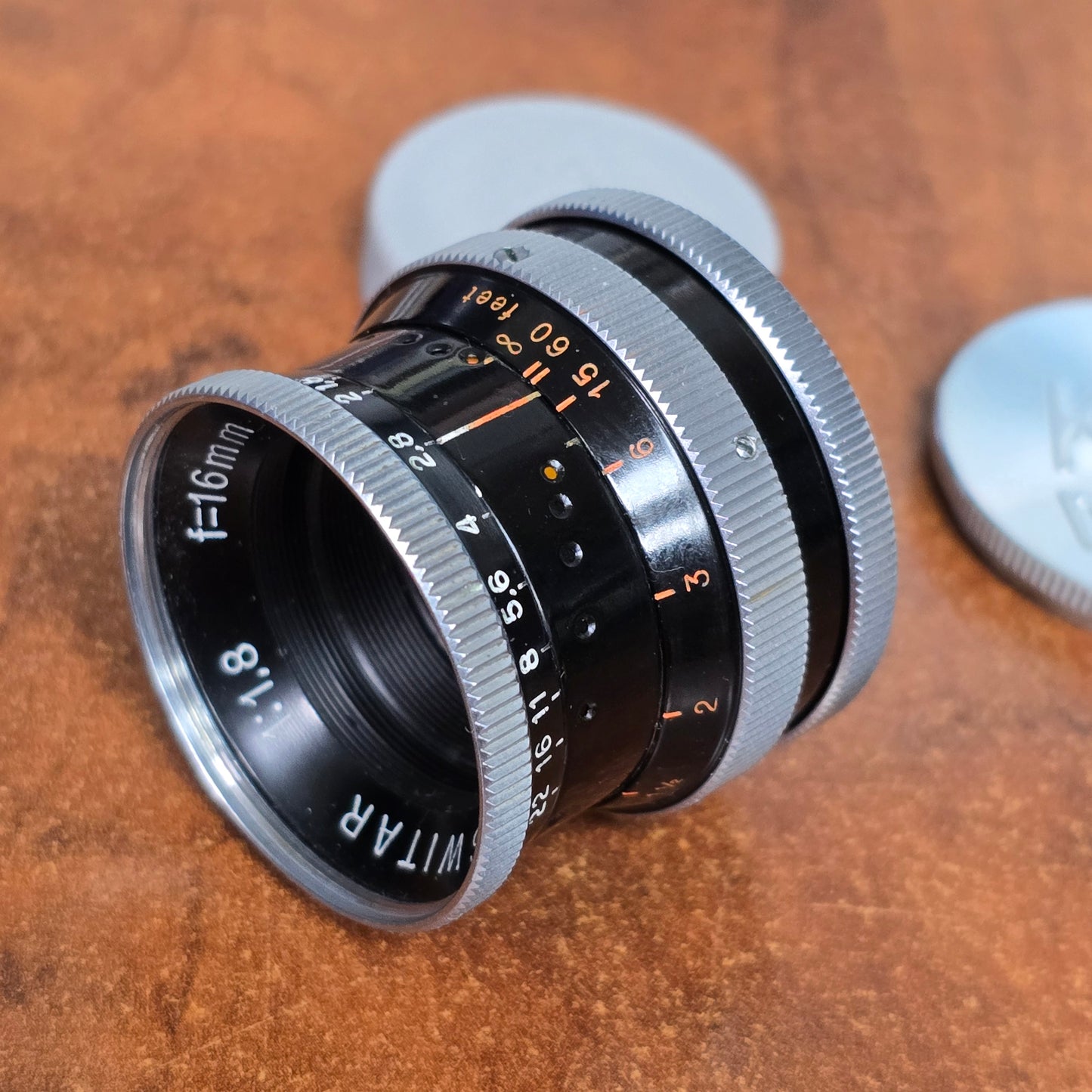Switar 16mm f1.8 AR C-Mount Lens S# 325104