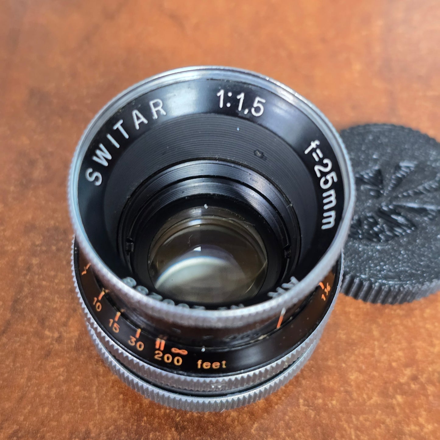 Switar 25mm f1.5 AR Non Reflex C-Mount Lens S# 200258