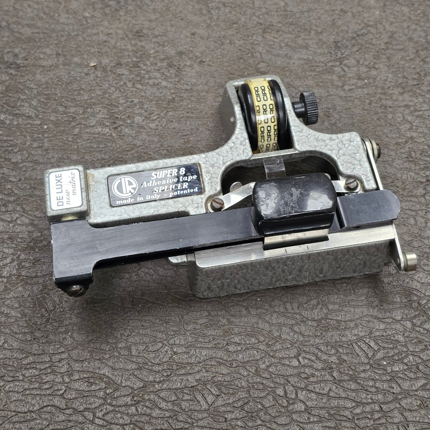 Costruzione Incollatrici Rapide-Roma CIR Deluxe Matrix Super 8mm Tape Splicer
