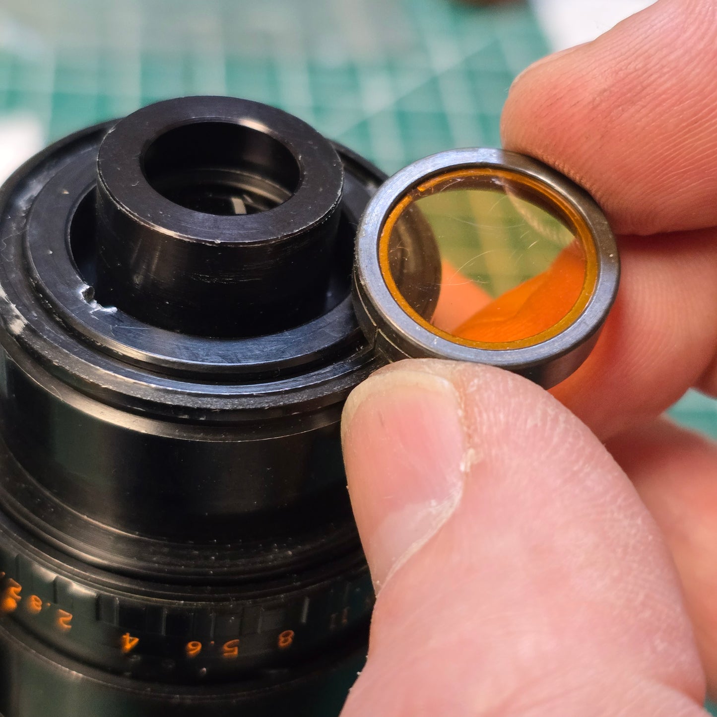 Set of 4 Rear Gel Filter holders for Angenieux 12-120mm & Angenieux 15-150mm Zoom lenses