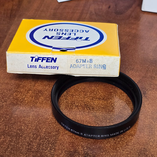 Tiffen 67M-8 Series 8 Adapter Ring with Retaining Ring