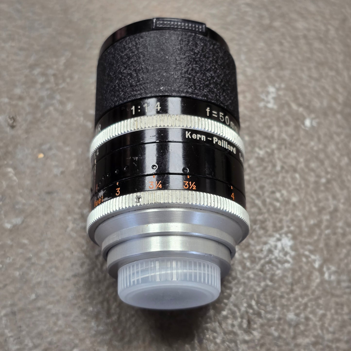Switar 50mm f1.4 H16RX C-Mount Lens S# 887181