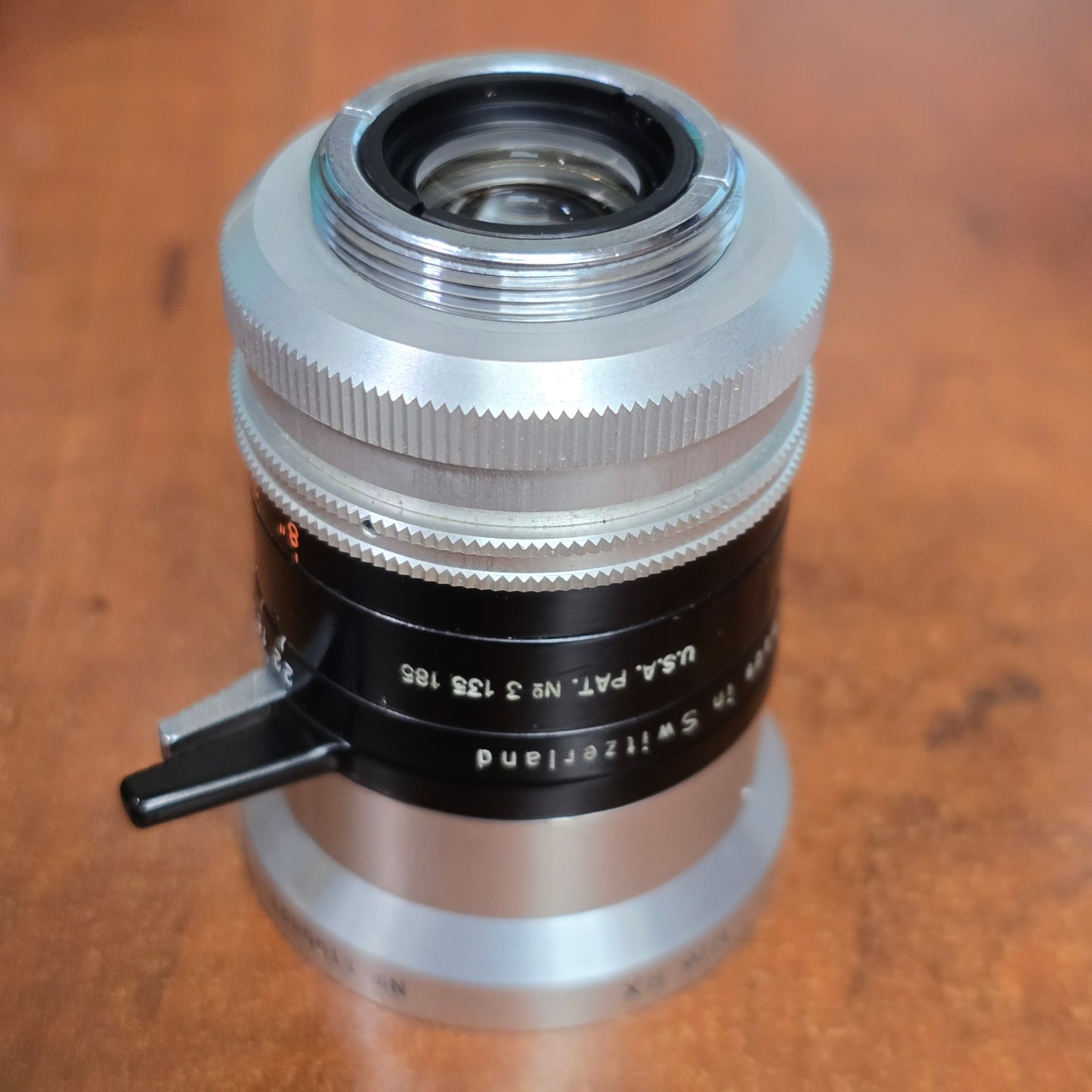 Switar 10mm Preset f1.6 H16 RX C-Mount Lens S# 1100427
