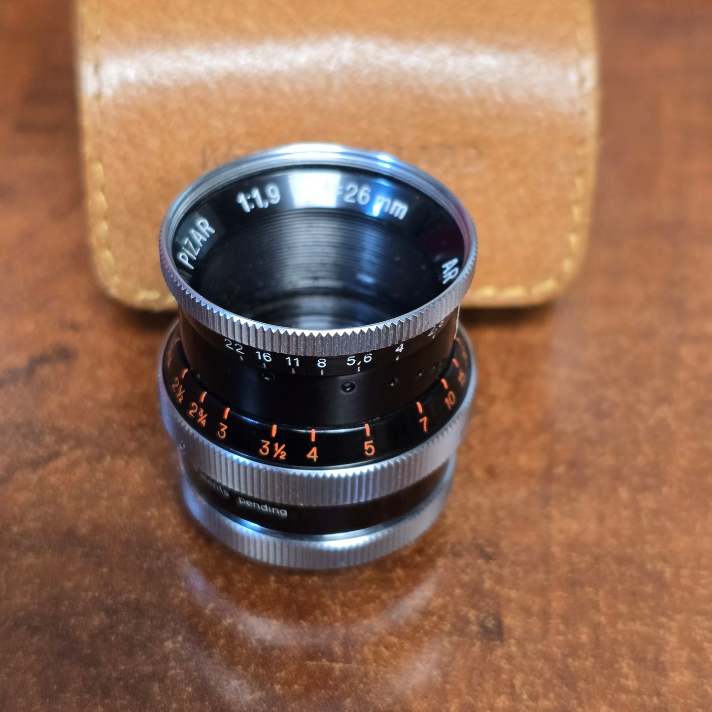 Pizar 26mm F1.9 AR C-Mount Lens S# 482406