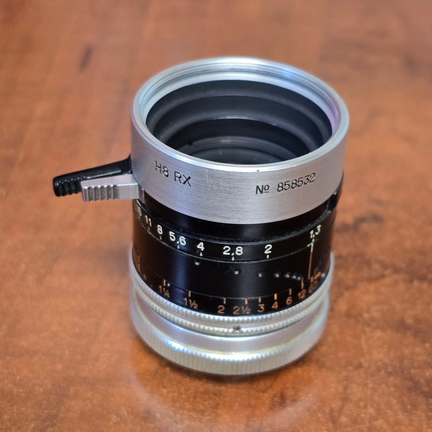 Macro Switar 12.5mm f1.3 H8 RX C-Mount Preset Lens S# 858532
