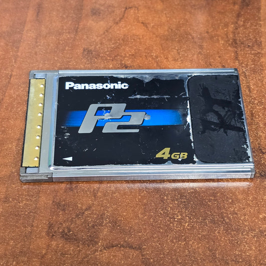 Panasonic 4GB P2 Card ( AJ-P2C004HG ) S# ABC05K0065