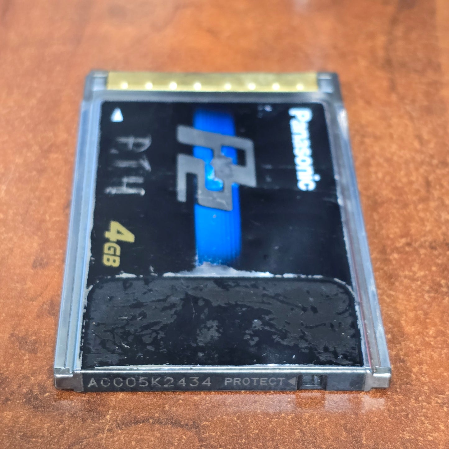 Panasonic 4GB P2 Card ( AJ-P2C004HG ) S# ACC05K2434