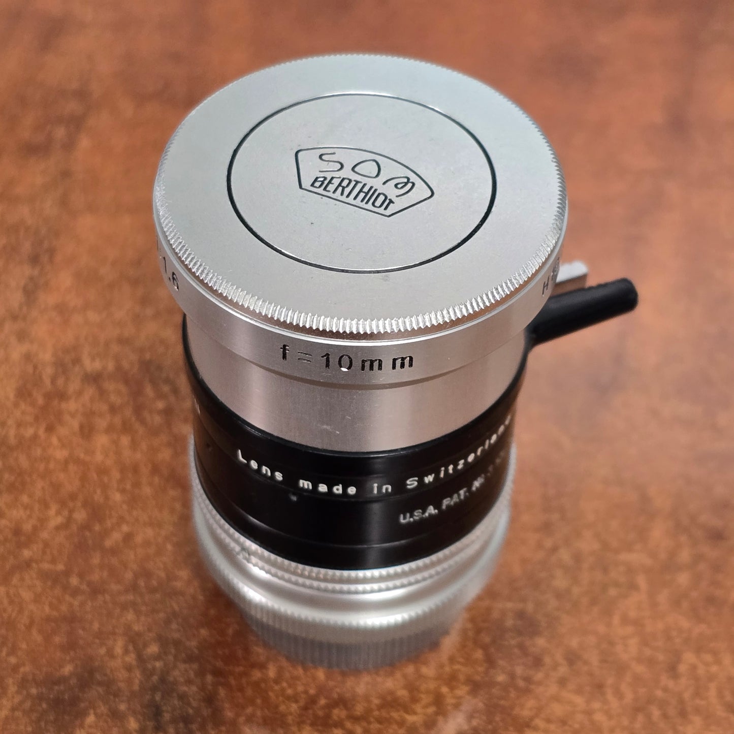 Som Berthiot 38mm Threaded Front Lens Cap (metal) for Switar 10mm/26mm lenses