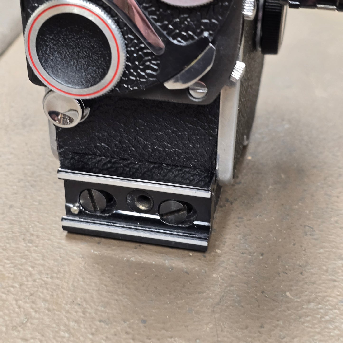 Bolex Super 16 REX 5 Camera body with 13x viewfinder & Padded Case S# 304674 (JK Meritex Conversion)