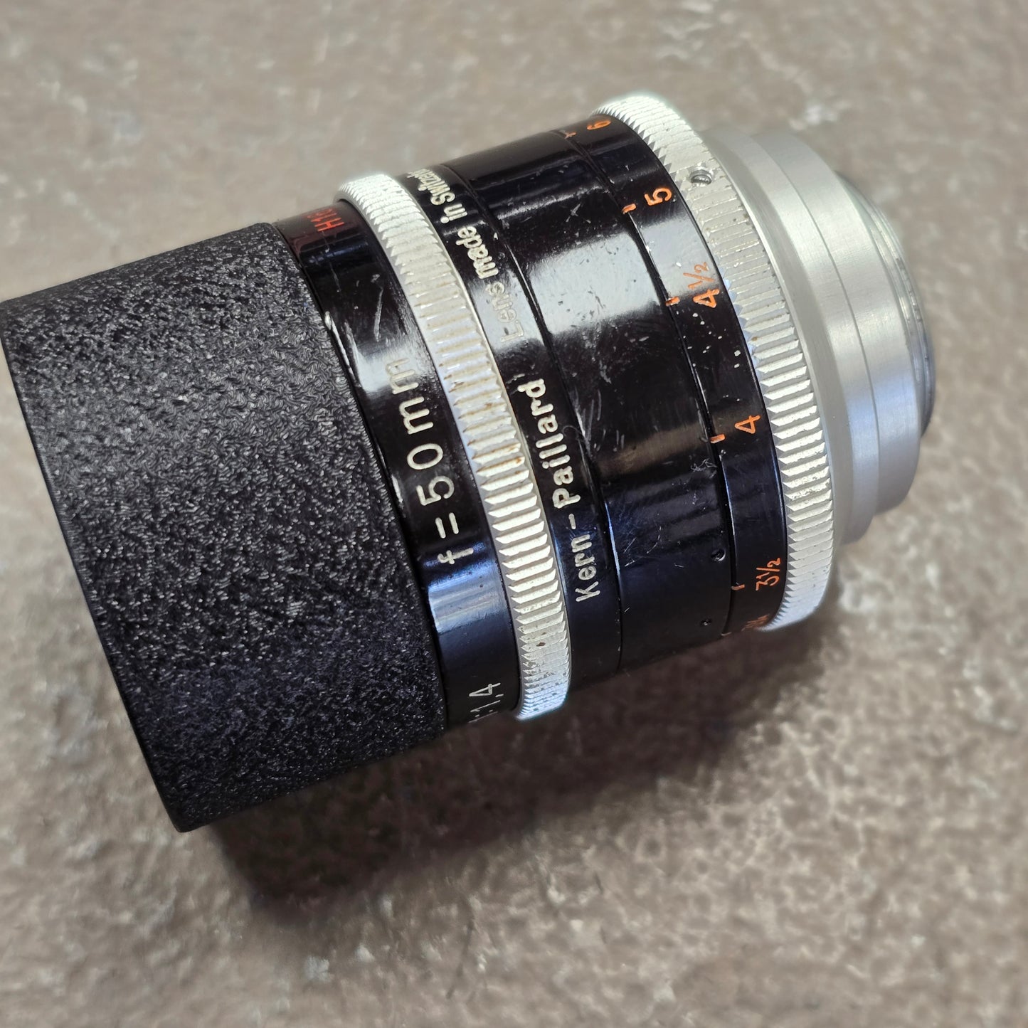 Switar 50mm f1.4 H16RX C-Mount Lens S# 887181