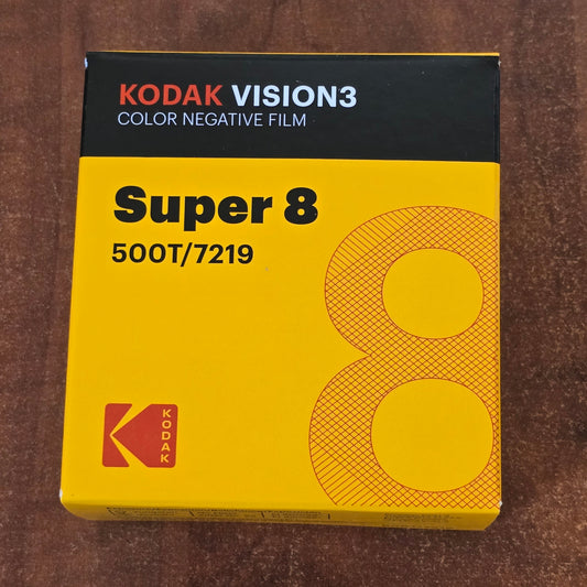 KODAK S8mm 50' VISION3 500T Color Negative Film 7219