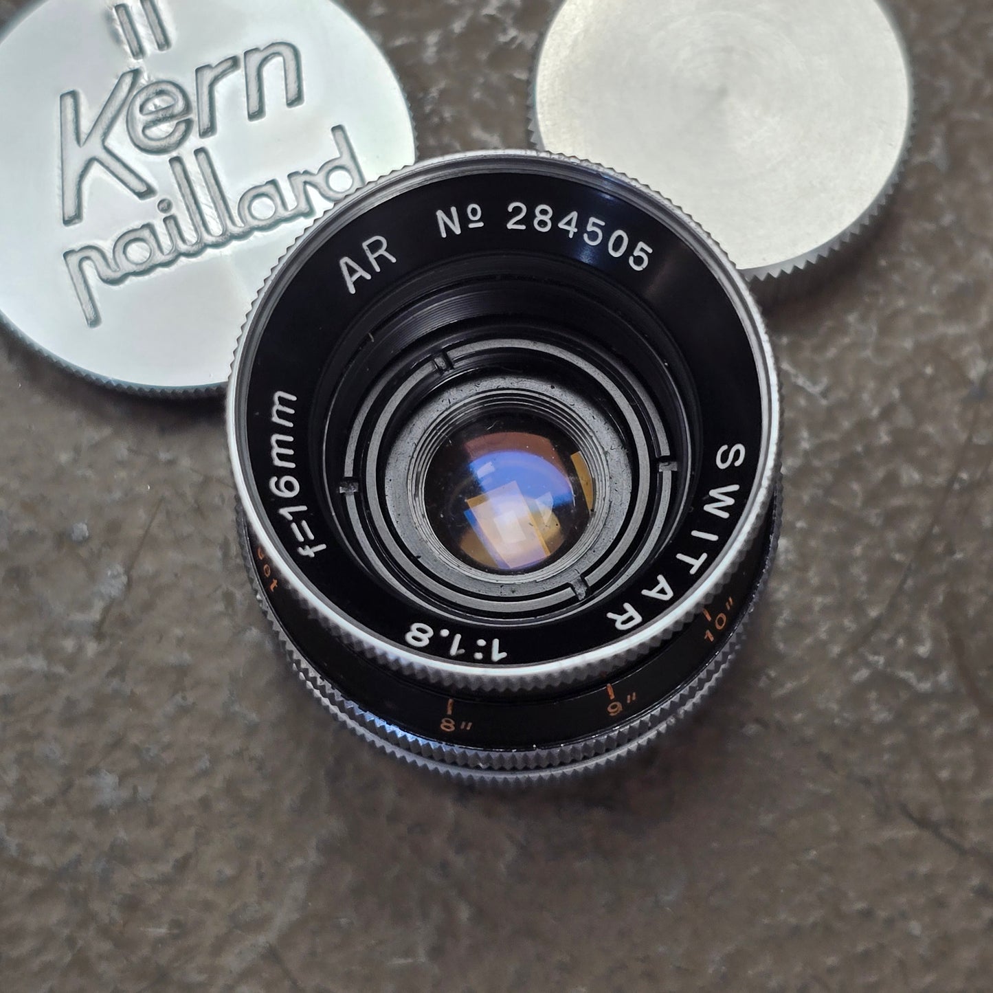 Switar 16mm f1.8 AR C-Mount Lens S# 284505