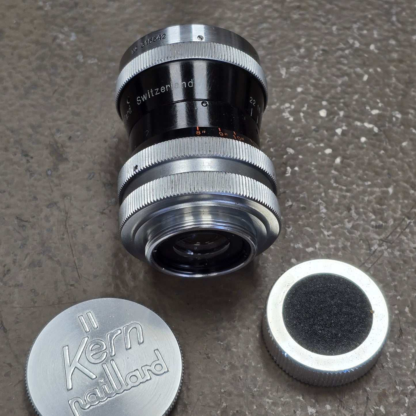 Switar DV 10mm f1.6 AR C-Mount Lens S# 315542