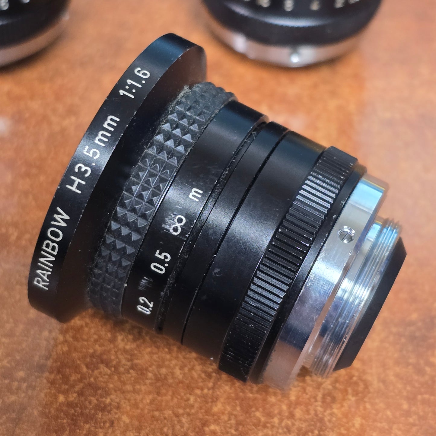 Rainbow H3.5mm 1:1.6 C-Mount CCTV Lens ( Lot of 3 )