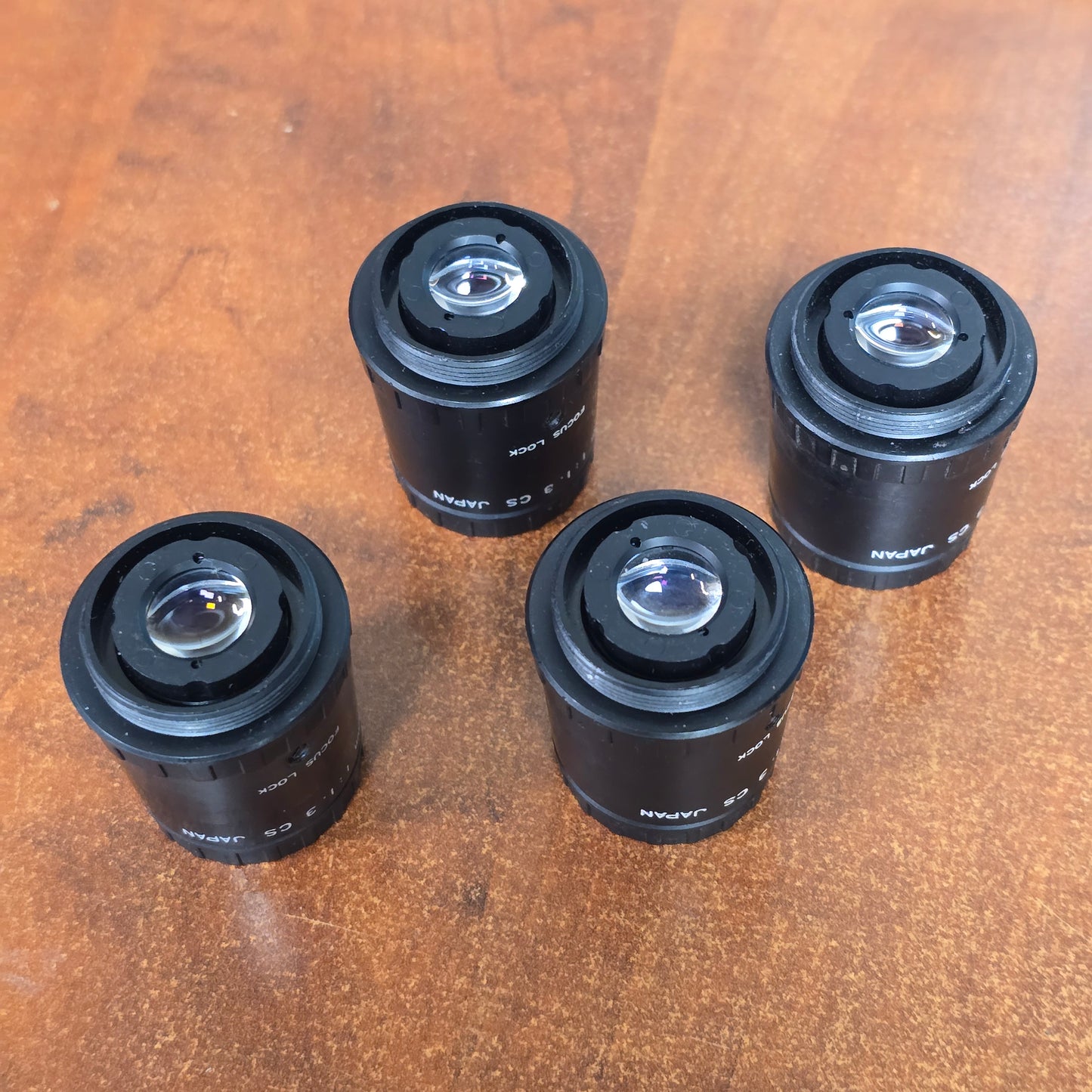 2.8mm 1:1.3 CS C-Mount CCTV Lens ( Lot of 4 )
