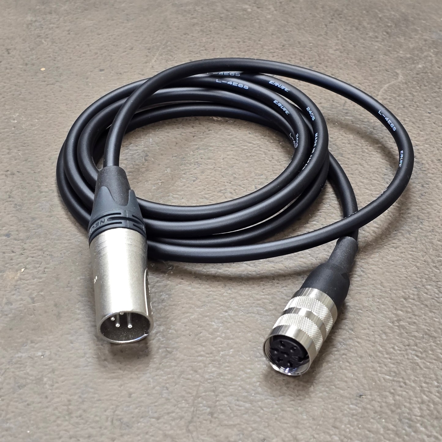 Bolex 6-Pin Female Tuchel - 4-Pin XLR Male Power cable for MST Motor