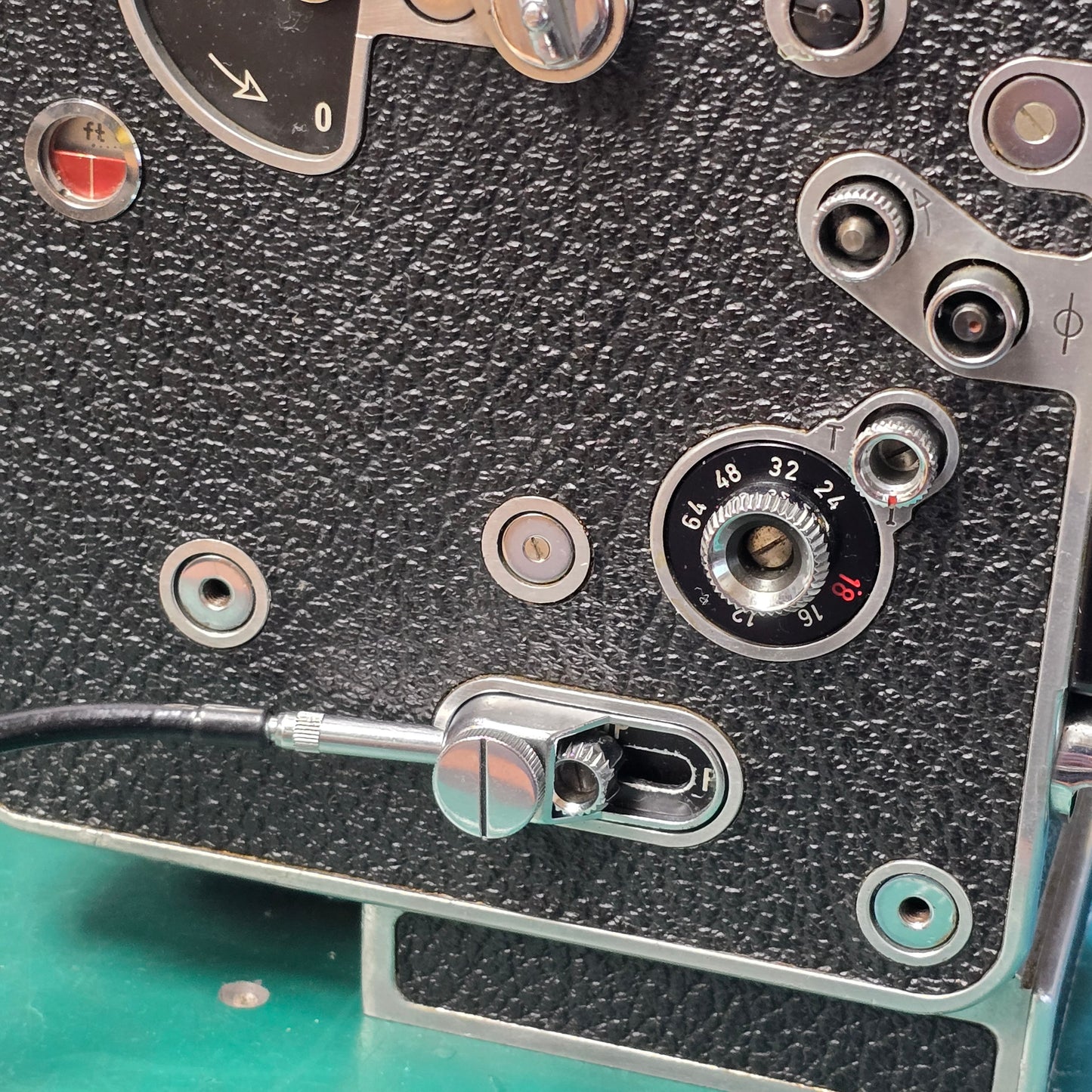 Bolex Cable Release 21" with Side Adapter socket