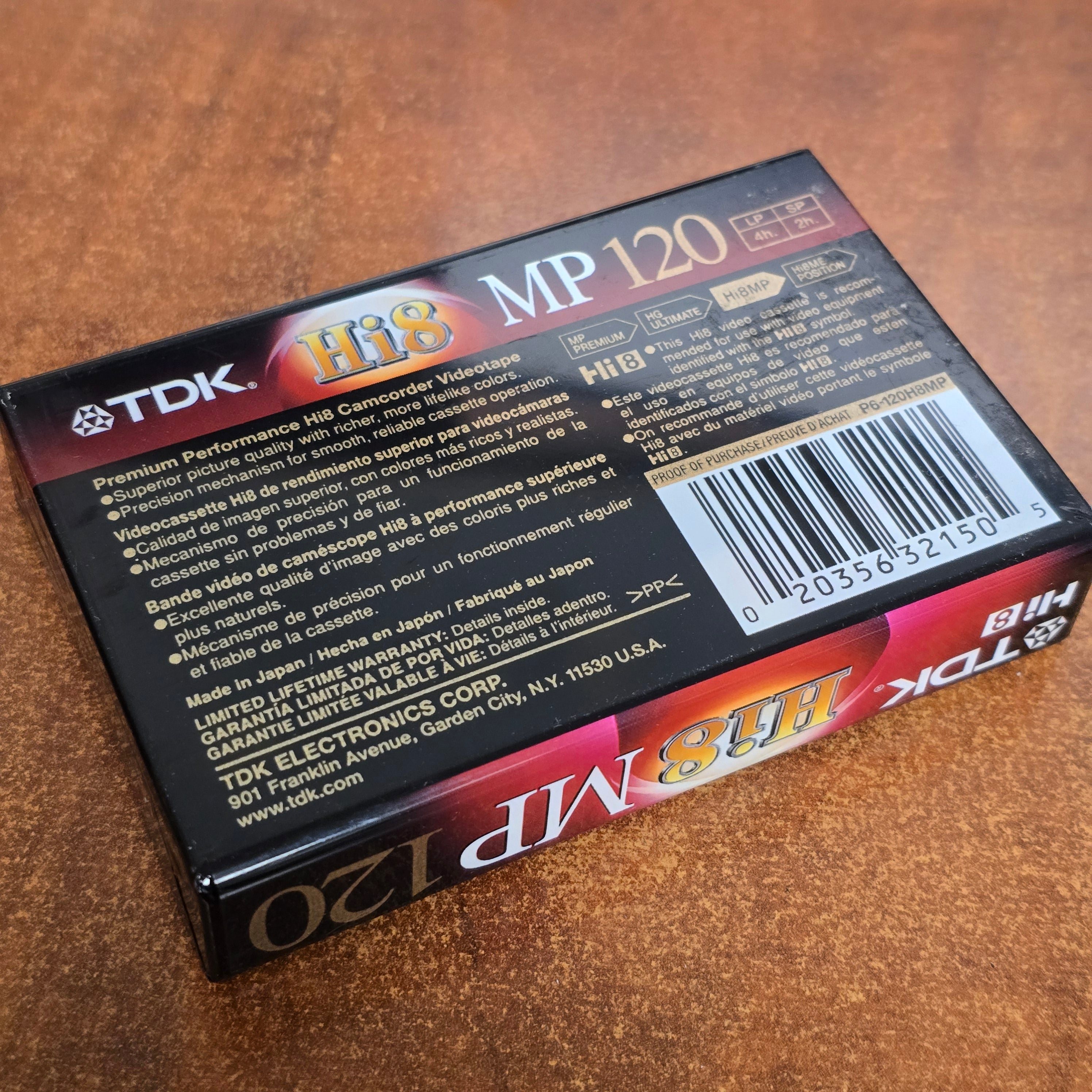 TDK Hi8 MP 120 Cassette – Du-All Camera