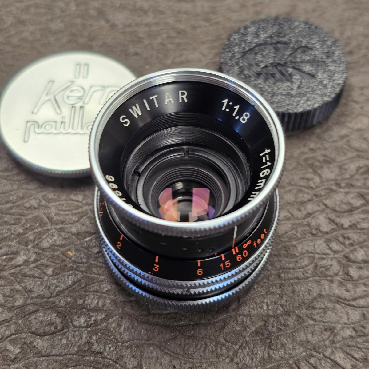 Switar 16mm f1.8 H16RX C-Mount Lens S# 1101596