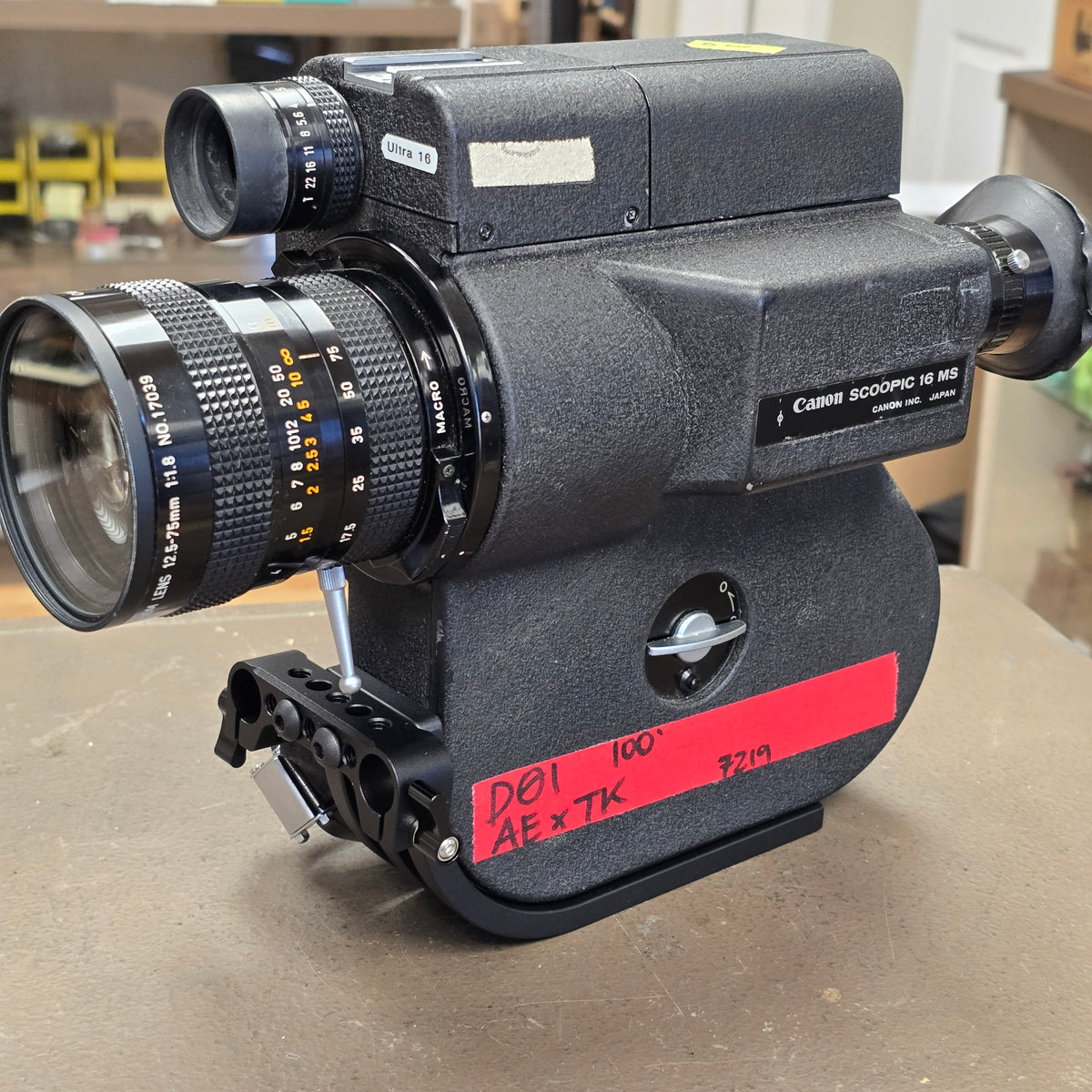 Canon Scoopic Base Plate with 15mm Rod Support System