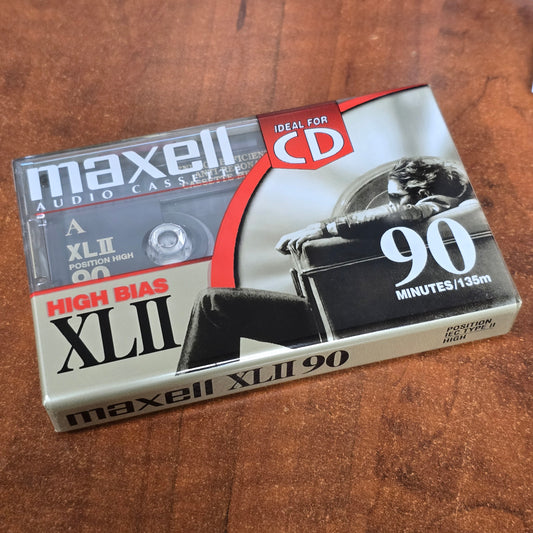 Maxell Audio Cassette 90 Minutes High Bias XLII90