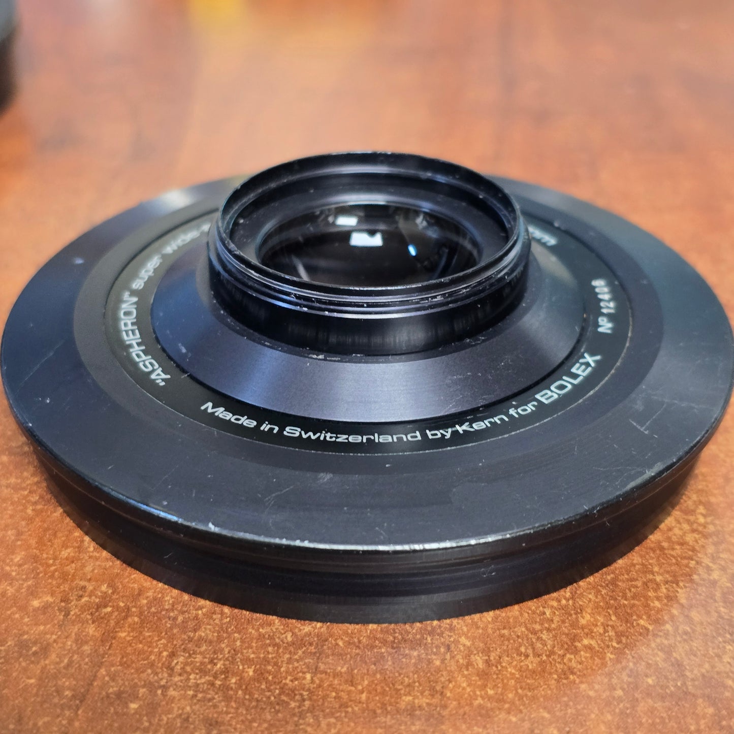 Bolex Aspheron Super Wide Angle 5.5mm MC for New Style Switar 10mm Preset Lens S# 12406